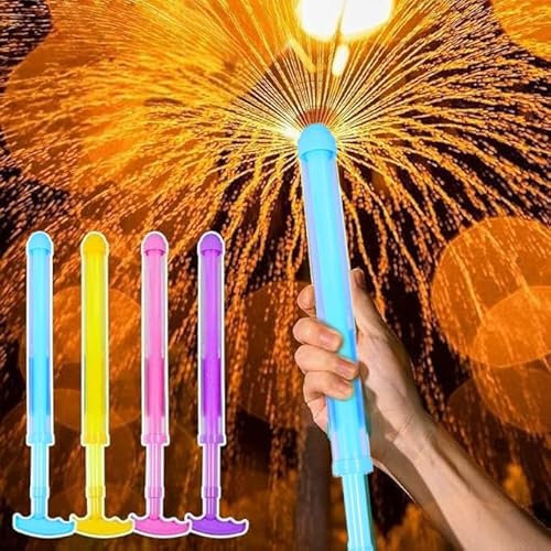 4pcs Pistolet à Eau à Feu d'artifice, Jouet Romantique Pistolet Eau à Feu d'artifice, Jouets à Eau pour Feux d'artifice, Firework Water Gun, pour Piscine, Plage, fêtes en Plein air