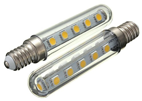 Aniyaa 2pcs 2.5W Led Light Bulb For Kitchen Chimney Hood Exhaust Cooker 220V Warm White