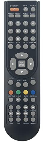 AULCMEET Telecomando di Ricambio applicabile per Q.bell LED TV QBT.32DD QBT.32ED QXT.19KD QXT.32KF AXT.32SE QBT.32KF QXT.26HSA QXT.22KD QBT.42DD QXT.24KD QBT.19DD QBT.19DD QBT.11 6DD