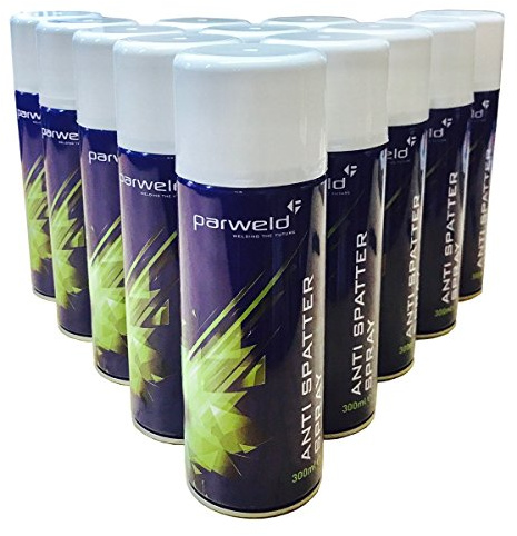(PACK OF 12) Parweld Anti Spatter Welders Spray - Silicone & Solvent Free Water Based Product