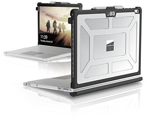 UAG Microsoft Surface Book 3, 2, 1, & Performance Base Case 13.5 Ice, Feather-Light Rugged Military Drop Tested Laptop Protective Cover by URBAN ARMOR GEAR