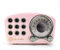 Retro Design Bluetooth Speaker with FM-Radio R919-B - Pink