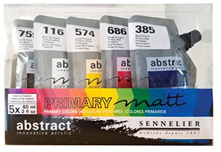 Sennelier Abstract Primary Matt Color 5 PK
