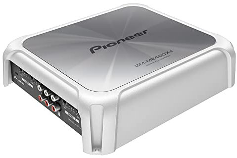 Pioneer Amplificatore marino GM-ME400X 800W, 4 canali per altoparlanti multipli, 4Ω stabile