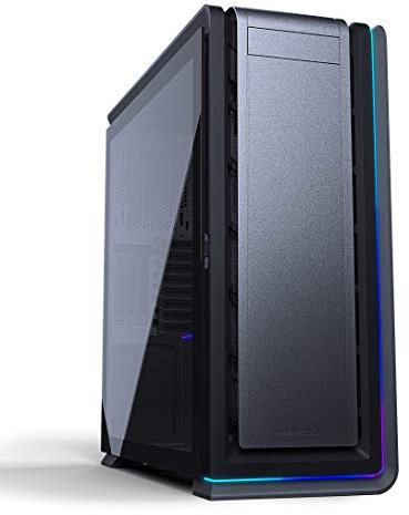 Phanteks Enthoo 719 High Performance Full-Tower – Tempered Glass, Aluminum panels, dual system/psu support, massive storage, Fan Hub, Digital-RGB lighting,Black,PH-ES719LTG_DAG01