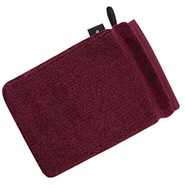 Vossen Pure Waschhandschuh 22 x 16 cm Berry