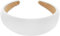 axy Breiter Haarreif mit Stoff gepolstertes Candy Colours - Wunderschön Damen Stirnband Haarschmuck Haarreifen HRK2A (Weiss)
