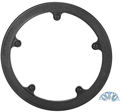 X AUTOHAUX 44 Teeth 8.3cm 5 Holes Bicycle Crankset Chain Wheel Cover Black