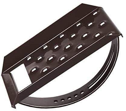 PAROTEC, Laufrost 25cm x 15cm, Braun, Dachtritt, Steigtritt Kaminpodest Laufgitter, Gitterrost, Einzeltirtt
