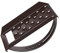PAROTEC, Laufrost 25cm x 15cm, Braun, Dachtritt, Steigtritt Kaminpodest Laufgitter, Gitterrost, Einzeltirtt