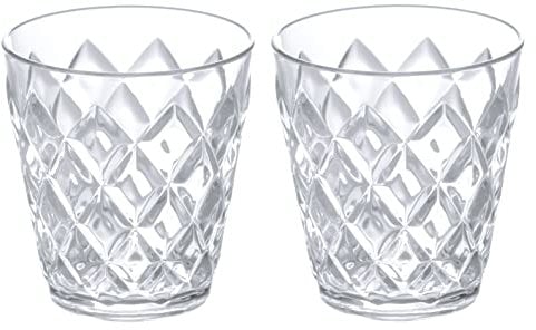 Koziol Kristallglas, 250 ml, 2 Stück