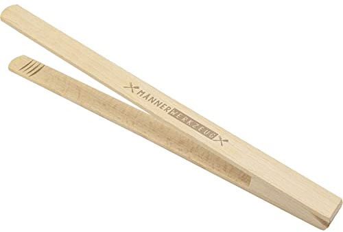 GRUSS & CO Grillzange Motiv Männer| Holzgrillzange, Grillzange aus Buchenholz, 30 cm, mit eingebranntem Motiv | Geschenk Küche, Grillen, Männergeschenk | 47816