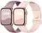 Adepoy 2 Pack Strap Compatible with Apple Watch Straps 49mm 46mm 45mm 44mm 42mm 41mm 40mm 38mm, Soft Silicone Sport Band with Classic Clasp for iWatch Series 10 9 8 Ultra SE 7 6 5 4 3 2 1 Ultra 2