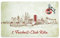 1. FC Köln Blechschild „Skyline rot