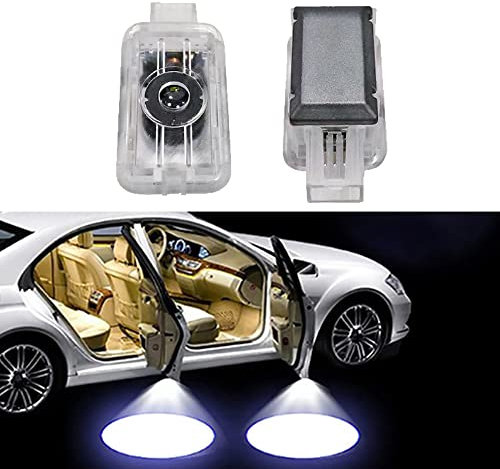 Duleutgnu 2 Stück LED Autotür Türbeleuchtung Logo KFZ Türen Einstiegsbeleuchtung Projektor Door Projektion Willkommen Einstiegslicht Zubehör Lampe HD