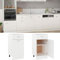 Festnight Armario Inferior Cajón Cocina, Mueble Bajo de Cocina con Estantes y Cajón, Módulos de Cocina, Armario Bajo de Cocina 40x46x81,5 cm Blanco