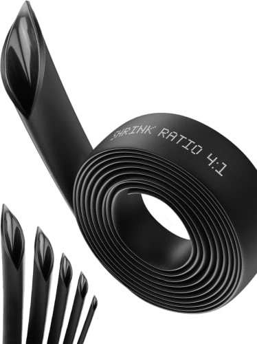 Eventronic Guaina Termorestringente 4:1 con Adesivo e Doppia Parete Ø16mm e 1,5m di Lunghezza, Impermeabile IP68, Nastro Isolante, per Isolamento Elettrico e Connettori per Fili, Non Sbiadisce Mai