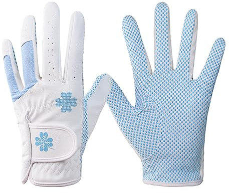 ThreeH Golf Handschuhe 1 Paar Beide Hände Allwetter Grip Rutschfestes Mesh Cool Atmungsaktiv Handschuh für Damen Mädchen