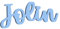 Schriftzüge mit Namen oder Sprüchen - Naturholz Dekoaccessoire Türdekoration (10 cm, Birke Multiplex-blau)