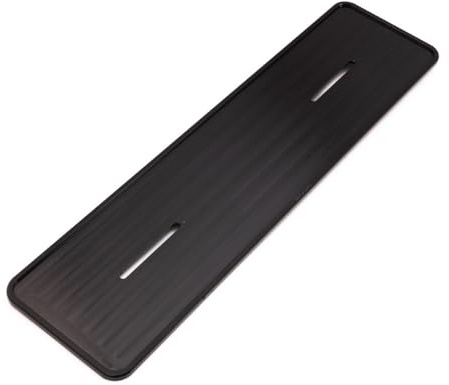 Delta Parts Auto-Kennzeichenhalter Car 460 × 110 mm Dark Black extra schmal | Extra schmaler CNC-gefräster Kfz-Kennzeichenhalter; für Pick-ups, US-Cars, Sportwagen, Oldtimer. Made in Germany.