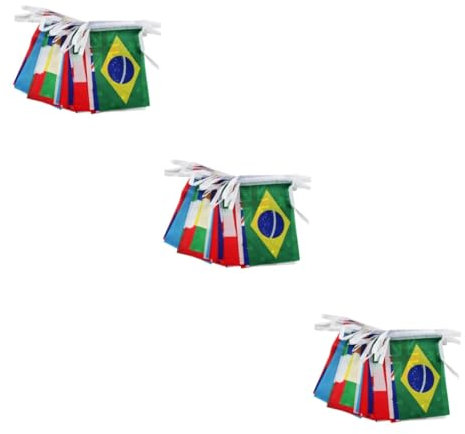 Toddmomy 3 Sätze faschingsparty deko fahne Nationalflaggen Weltflaggen gartendeko rostoptik ukrainische Flagge Ukraine-Flagge Banner Karnevalsländer Ländermuster Flagge Schild
