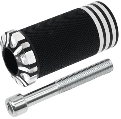 Saihisday Levier de changement de vitesse en aluminium noir pour Harley Davidson Touring Softail Dyna Sportster Street Glide Road 1 pièce