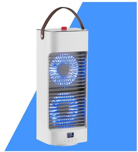 Condizionatore Da Ufficio, A Basso Rumore 4 in 1 Raffrescatore Con Acqua, Alta Qualità Professionale Mini Condizionatore Per La Casa E L'Ufficio