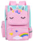 Aucuu Girls' Backpack, Cute Unicorn School Bags, Kawaii Backpack, Waterproof School Bags for Girls, Large Capacity Children's Back-pack, for Elementary, Kindergarten - Pink