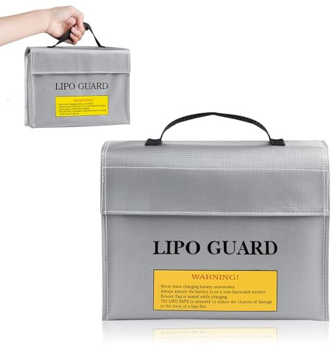 Battery Bag Storage, Lipo Guard Battery Bag, Lipo Battery Bag Fireproof Explosionproof Bag, Lipo Battery Safe Bag, High Temperature Resistance For Charging, Transporting And Storage