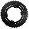 Platos de bicicleta, adaptador de anillo de cadena, 50-34T 52-36T 53-39T rueda de cadena para Shimano R7000 R8000 R6800 5800 plato asimétrico de carretera (34/50T)