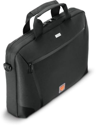 Hama Laptop-Tasche 13-14 Zoll stoßfest (Business-Laptoptasche mit Schultergurt umhängen, Laptop-Schutz Tragetasche Griff moderne Aktentasche Herren/Damen, Laptop-Bag Organizer, Innenfächer) schwarz