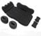 Auto Matratze für VW Golf 7 7.5 8 MK7 MK8 R 2020, Aufblasbare Matratze für Rücksitz Autobett für Reisen Camping Outdoor-Aktivität,Bla-ck-L