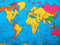 5D Mapa del mundo en color Diamond Painting Kit Complet, Kit de Pintura de Diamantes Kits Adultos, Pintura Diamante Kit Bordado Cristal Diamante Art, para Navidad Decoración de Pared 70x100cm P-357