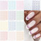 Yeomju 14 Stück Farbverlauf French Line Nagelsticker, 3D Selbstklebende French Tips, Streifen Nagelaufkleber für DIY Nail Art Dekoration, Maniküre Zubehör