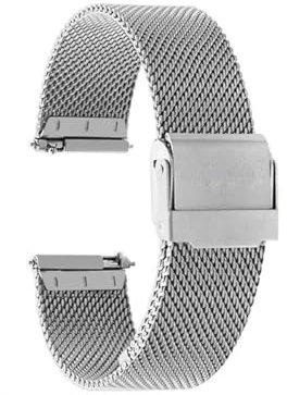 EMAIGlPO 24 mm Metall-Edelstahl-Uhrenarmband, passend for Suunto 7 9 Baro D5 Spartan Sports Wrist HR-Armband, passend for Zeblaze Ares 3 Correa(Silver,For Zeblaze Ares 3)