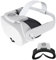 VR Glasses Cooling Fan for Meta Quest 3S Three-speed Adjustable With Charging Display Light VR Helmet Radiator (White)