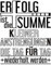 Docliick® Wandtattoo Spruch ERFOLG IST DIE SUMME.. Wandtattoo deutsch Docliick DC-145-AL (Vinyl, 20 x 30 cm)