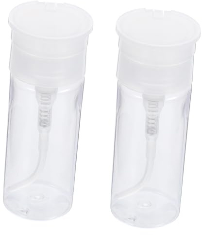 PACKOVE 2pcs 100ml Reusable Petg Liquid Dispenser Bottles Leak-proof Travel Storage Containers for Toiletries and Skincare Products