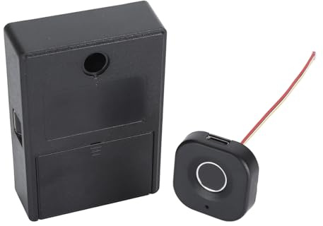 Aramox Serratura Elettrica di Sicurezza per Bambini Serratura Biometrica per Mobili con Cassetto Senza Chiave Accesso Rapido per Scrivania da Ufficio Tecnologia a Semiconduttore