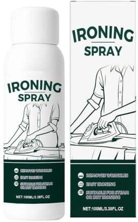 Anti Static Spray 100ml All-Purpose Portable Softening | Professional Iron Spray To Starch Clothes for Cotton Linen Polyester Wool Silk Home Households Business Trips
