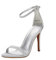 DREAM PAIRS Women's Stiletto Ankle Strap High Heels Sandals Party Shoes Karrie,Size 9,Silver/Glitter,Karrie