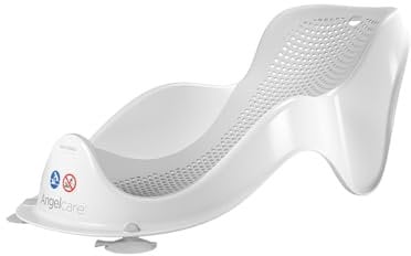 Angelcare ST-02-GR-EU-FR Transat de Bain pour Bébé Fit Gris