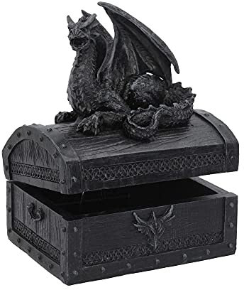 Nemesis Now Sacred Keeper Unisex Aufbewahrungsbox schwarz Polyresin Gothic