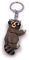 H-Customs Waschbär Bär süß Holz Edel Handmade Schlüsselanhänger Anhänger