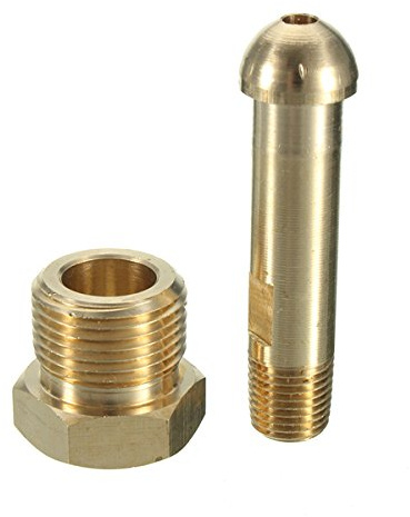 MJJEsports CGA-580 Écrou avec téton de 7,6 cm pour raccord de bouteille régulateur