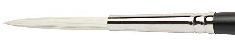 Jackson's : Akoya : Brosse à cheveux en poils synthétiques blanc : Liner : n°12