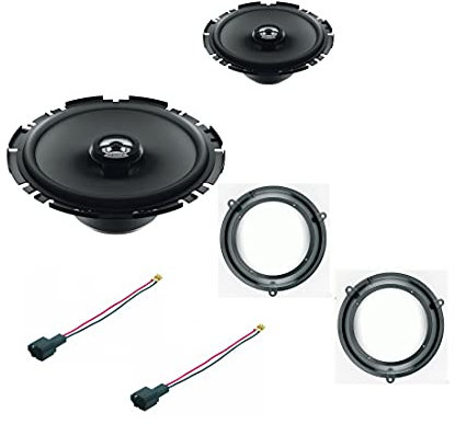 Kit 2 Casse Compatibile con Fiat Panda dal 2003 al 2012 169 seconda serie Con Adattatori E Supporti Altoparlanti Hertz ANTERIORE dcx 170.3