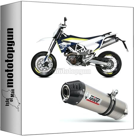 mivv auspuff zugelassen oval titan carbon cap kompatibel mit husqvarna 701 supermoto 2017 2018 2019 2020 mototopgun