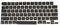 ICTION US-Layout-Tastenkappen, Ersatz für MacBook Air 13,6 Zoll M2 A2681 Tastenkappen 2022 Jahr (schwarz)