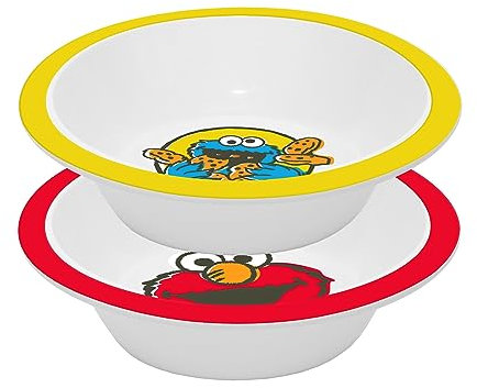 infinite by GEDA LABELS (INFKH) Müslischale Sesamstraße vintage kids PP 2er Set, Bunt